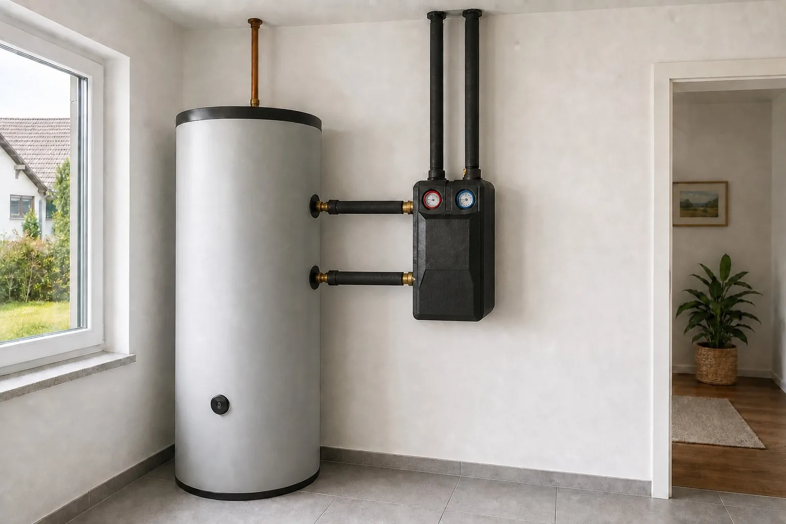 Gastherme und Solarthermie kombinieren Wien Hybridsystem